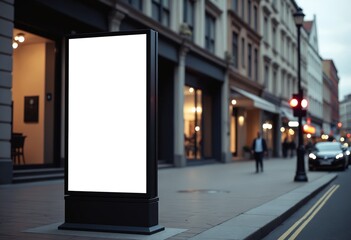 Blank Street Banner Mockup Perfect for Your Advertisement Design Template
