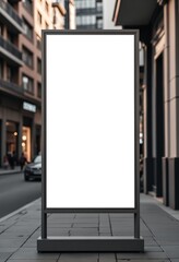 Blank Street Banner Mockup Perfect for Your Advertisement Design Template