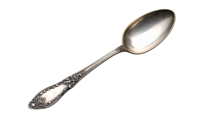 Vintage silver spoon