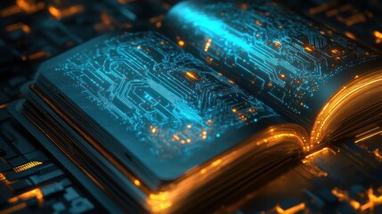 Cybernetic Scripture: An Open Book Illuminating Digital Knowledge Pathways