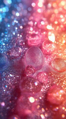 Glittering rainbow background illustration. Luxury and sparkling design.