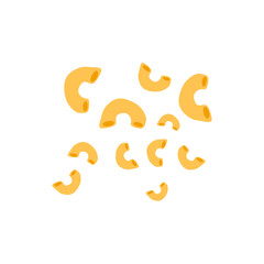 Italian macaroni pasta vector illustration 