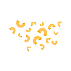 Italian macaroni pasta vector illustration 