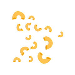 Italian macaroni pasta vector illustration 
