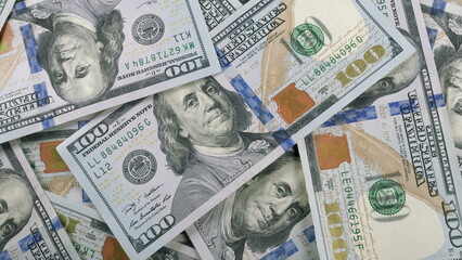 A Large Pile of Money An Abundant Spread of U.S. Dollar Bills for Various Financial Needs