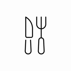 dining tableware icon sign vector