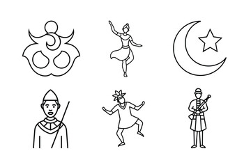 vector set of  icons