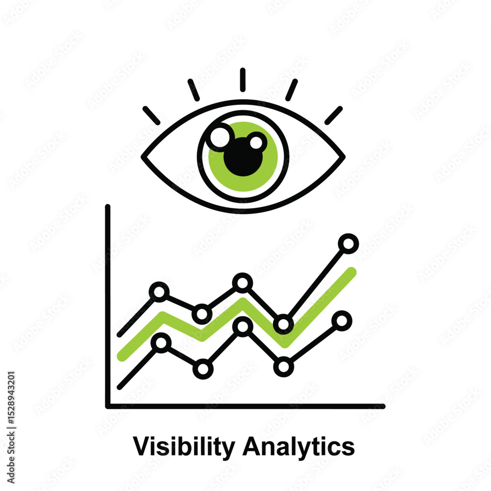 Poster visibility analytics eye tracking data graph