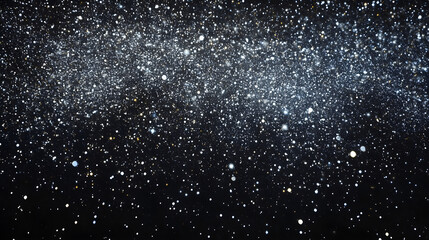 4K magic stardust particles glowing silver, floating in mid-air. The twinkling effect varies in intensity, creating a mesmerizing, enchanting design.
