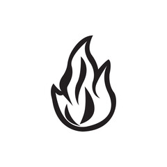 vector fire flames illustration silhouette