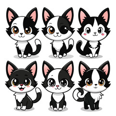 Six Black A Image Prompts Graphic Design