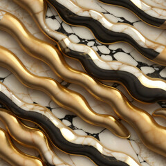 Onyx and gold marble stone texture pattern, suitable for beauty and aesthetic product background, seamless image
