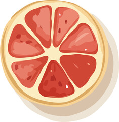 slice of grapefruit