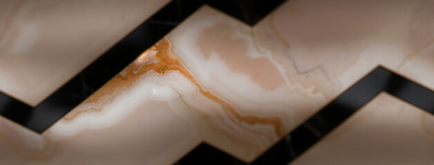 Onyx and gold marble stone texture pattern, suitable for beauty and aesthetic product background, seamless image