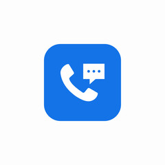 call message icon sign vector