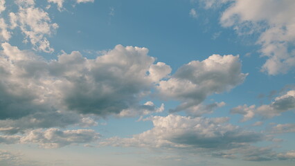 A Serene and Calming Cloudy Sky with a Soft Blue Backdrop Making It Truly Beautiful