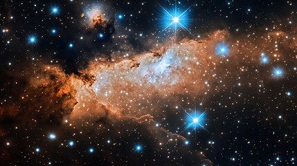 Shimmering Stars and Vibrant Galactic Clouds in the Universe