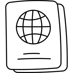 Pasport Line Doodle
