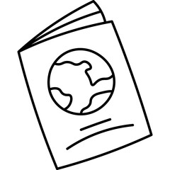 Pasport Line Doodle