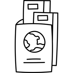 Pasport Line Doodle