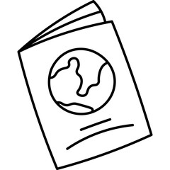 Pasport Line Doodle