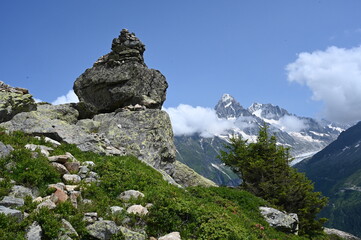 Aiguille du Chardonnet und Aiguille d’Argentiere