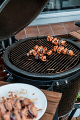 barbecue season eat summer happy with friends