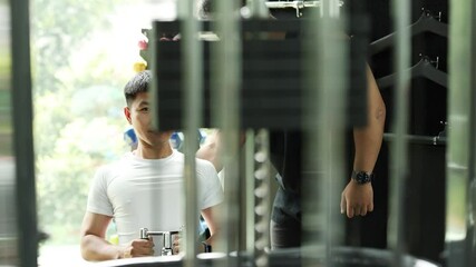 Personal Training Session in a Modern Bangkok Gym