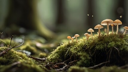 Mossy Forest Floor with Soft Light