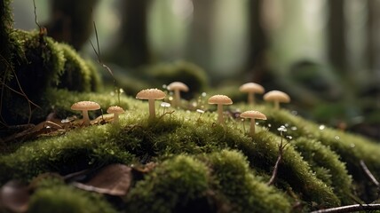 Mossy Forest Floor with Soft Light