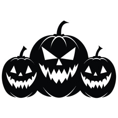 Four Black Hand drawn Figures Vector Illustration