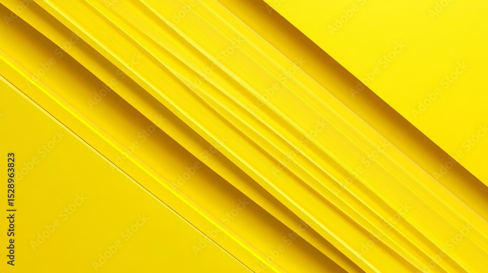 Aufkleber abstract modern yellow gradient background with dynamic diagonal geometric stripes featuring shiny l