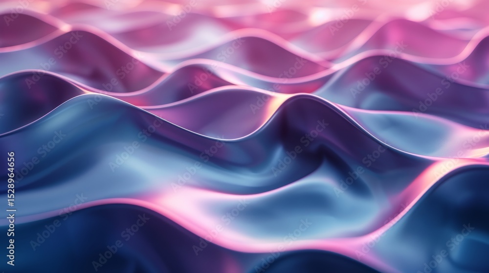 Aufkleber a mesmerizing abstract design showcases wavy patterns and vivid colors, creating a sense of dynamism