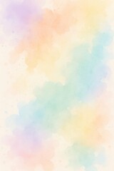 Delicate Pastel Watercolor Wash: A Soft and Dreamy Abstract Background Texture