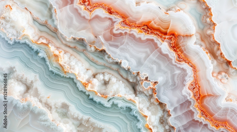 Poster an exquisite image of colorful agate stone displaying swirling patterns and rich textures that capti