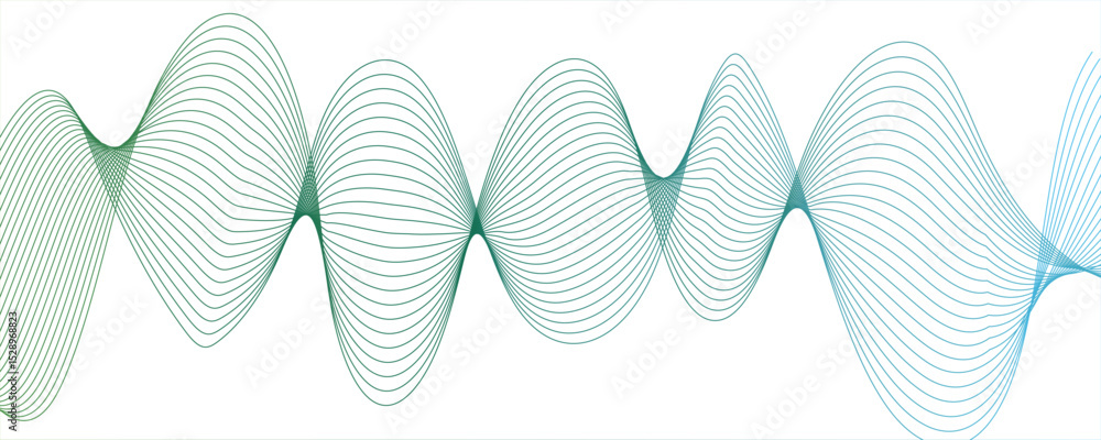Poster abstract monochromatic wave pattern with smooth, flowing curves. shades of grayscale, from light to 