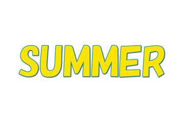SUMMER - SUMMER Logotype in Yellow
