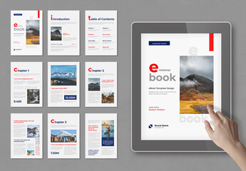 Modern eBook Layout Template for Digital Publications