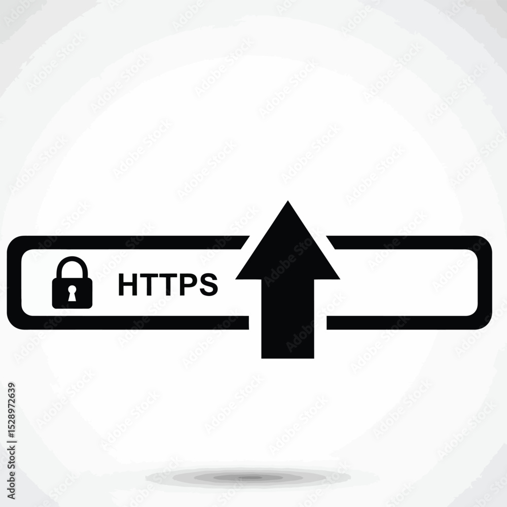 Poster secure https upload icon data transfer