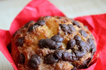 chocolate chip muffin, cupcake sweet