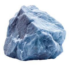 Obraz premium Frozen Rock Formation with Cool Blue Hue