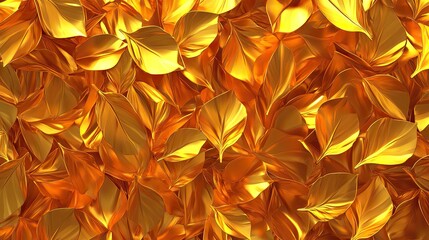 Fototapeta premium Golden leaf texture