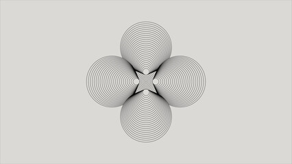 Visual Abstract Boho Shape