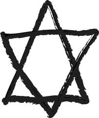 Set of hand drawn paint object for design use