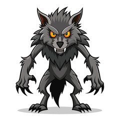 Cartoon Animal Illustration with Black Red Green Blue Yellow Cyan and Magenta Colors