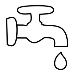 Bathroom line vector