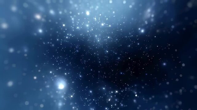 Blue Star Field Seamless Looping Background Animation  
