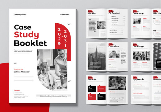 Case Study Booklet Layout