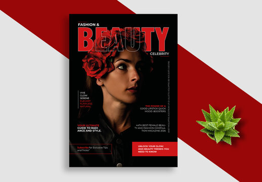 Fashion Magazine Cover Layout