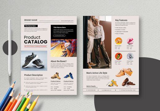Modern Product Catalog Flyer Template